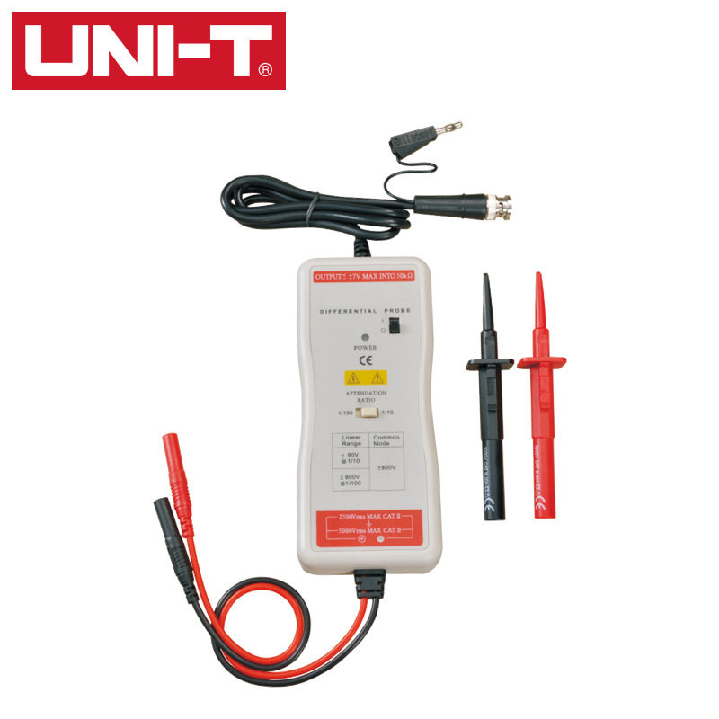优利德UTP30/P31/P32/P33示波器差分探头14KV高压120MHZ差分测量