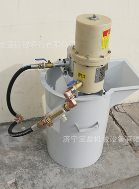 煤矿气动注浆泵ZBQ-27/1.5风动小型注浆机QB152带桶一体式灌浆泵