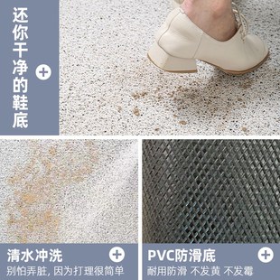 卡通彩色丝圈入户地垫防滑除尘蹭脚垫玄关门口可裁剪家用地毯定制