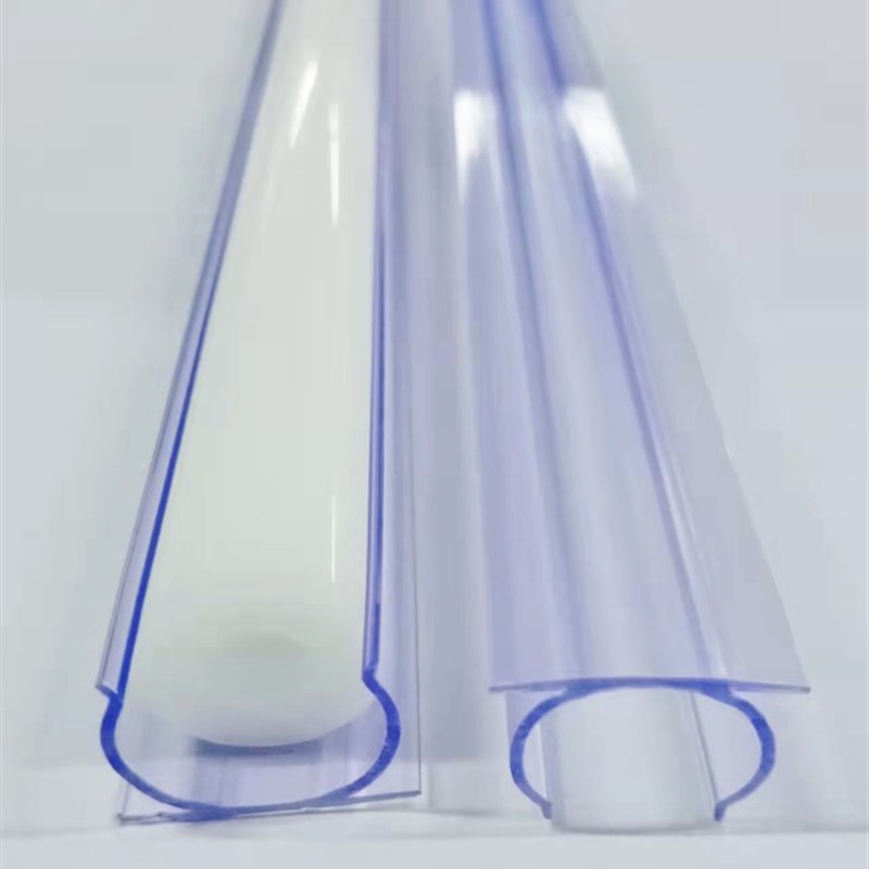 LED柔性霓虹灯带卡槽工程固定卡扣1米卡槽条直线槽圆形  灯带卡槽