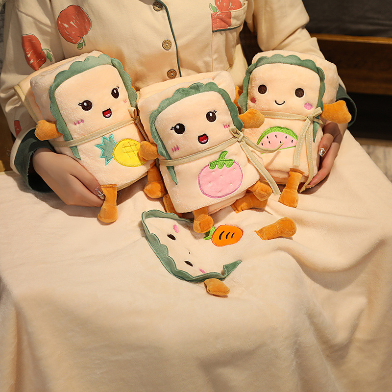 卡通法兰绒珊瑚绒毯子毛毯办公室小毯子宿舍空调午睡毯便携卷毯