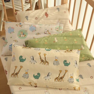 卡通可爱纯棉儿童枕套单个全棉枕头套装一对40x60宝宝幼儿园30x50