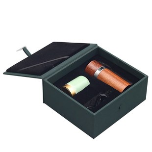 功德坊木质电子品香杯手持充电式香薰炉家用室内熏香香料礼品定制