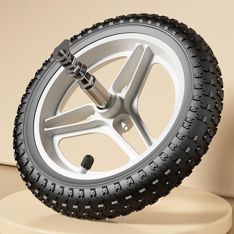 平衡车配件儿童轮子1-3-6岁2宝宝男女小孩自行车充气轮步发泡了