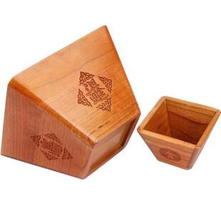 桃木升子米斗日进斗金聚财家居装饰结婚开业礼品店铺招财摆件