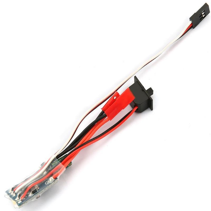 新款升级版车用10A 20A 30A有刷电调无大功率马达玩具配件 静改动