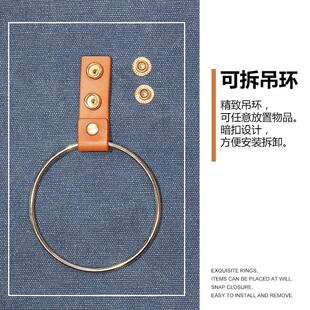 高级咖啡师围裙牛仔帆布男女时尚园艺美发专用工作服定制logo印字