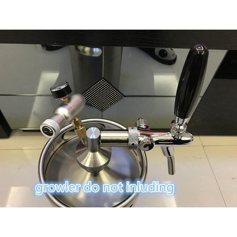 L .6L 5不锈L钢精酿家酿NHP2啤酒酒桶打酒器调 迷你小桶酒矛可龙