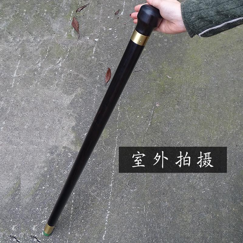 紫檀文拐紫光檀拐杖登杖山手檀木木拐杖老人光防滑绅士匠心制作明
