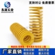 D16 L20 YSWF 黄色 矩形弹簧 SWF 模具弹簧