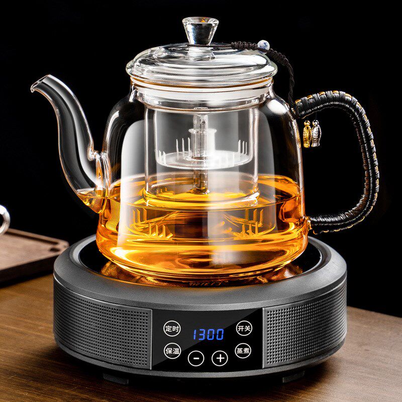 蒸煮一体电陶炉煮茶壶烧水烧茶壶电热煮茶器泡茶装
