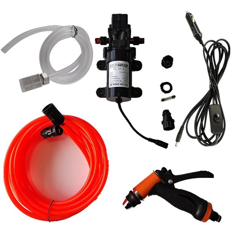 12V60W车载智能高压洗车器汽车礼品电动洗车机出口欧美外贸货源