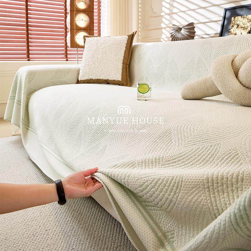 蔓越家 木槿 夏季凉豆豆沙发巾坐垫凉感丝沙发套罩全包冰丝盖巾布,居家布艺,沙发套,淘宝优惠券,粉丝福利购,淘宝优惠卷