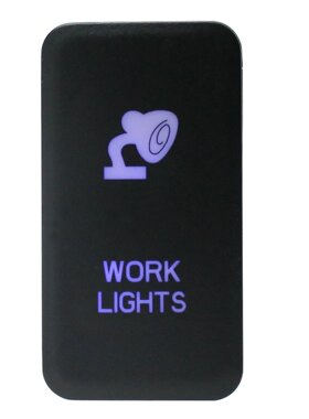 汽车改装适用于丰田车蓝色双灯开关示宽灯开关带LED灯带200MM线