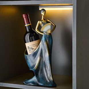 饰品 轻奢红酒架托酒柜葡萄酒斜放摆件高端大气上档次高级感客厅装