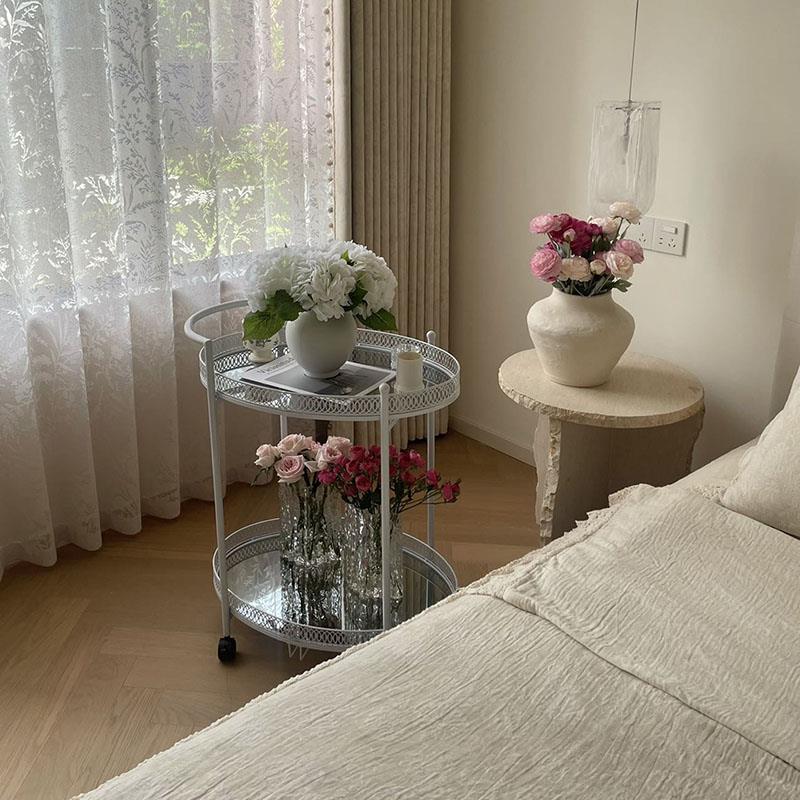 爆款沙发边几餐车可移动茶几轻奢高级小桌子客厅小推车床头置物架