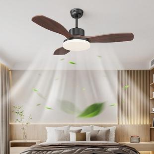 至欧御客厅吊扇北灯古原木风智能中风客厅饭厅吊扇灯吸顶灯卧室灯