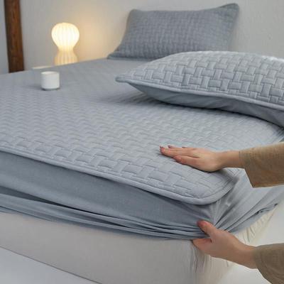 定制做夹棉大笠豆纤维床水洗棉纯订接全棉加厚全包榻榻米拼床zy00