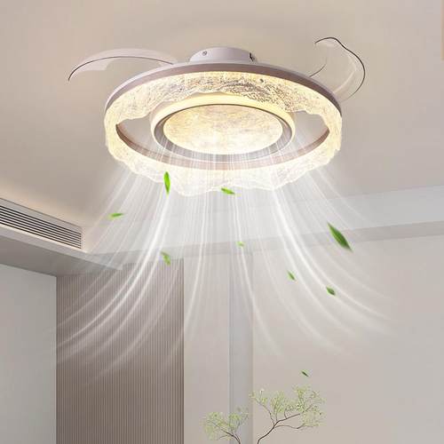 卧室灯隐形吊扇灯静护音眼主卧灯房间饭厅灯顶灯高智端吸能AVK吊