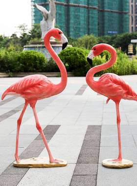 婚庆款拍摄道具花园景观园林橱窗新玻璃火钢VOJ烈鸟雕塑装饰艺工