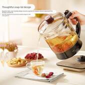 荣事养生壶家用多功能茶器2L全自煮动煮玻璃烧水壶电热水90326壶