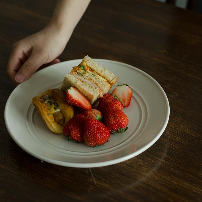 餐 陶DAZ瓷盘餐盘子家用ins风9寸盘子高级感西盘网红甜品平盘