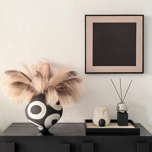 态生ZUM活 ins芦寂风彷真苇草客厅餐桌装饰摆饰干燥花侘花束拍照