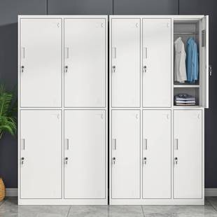 金属更衣柜员工储物柜铁皮柜钢制宿舍带锁换衣铁柜外贸拆装 出口款