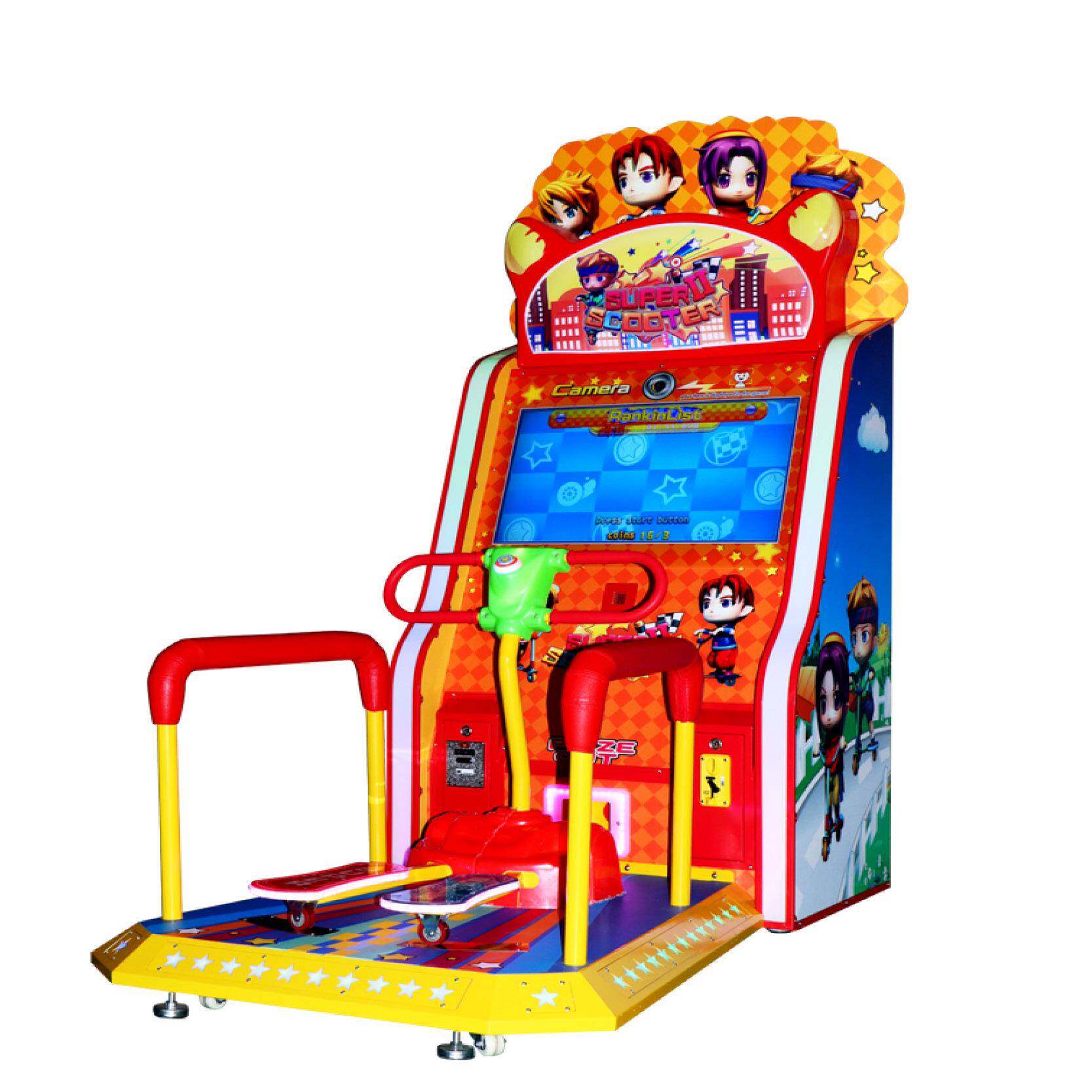 电玩城游乐儿童乐园欢乐滑雪骑单车滑板游戏机模拟机游艺机亲子