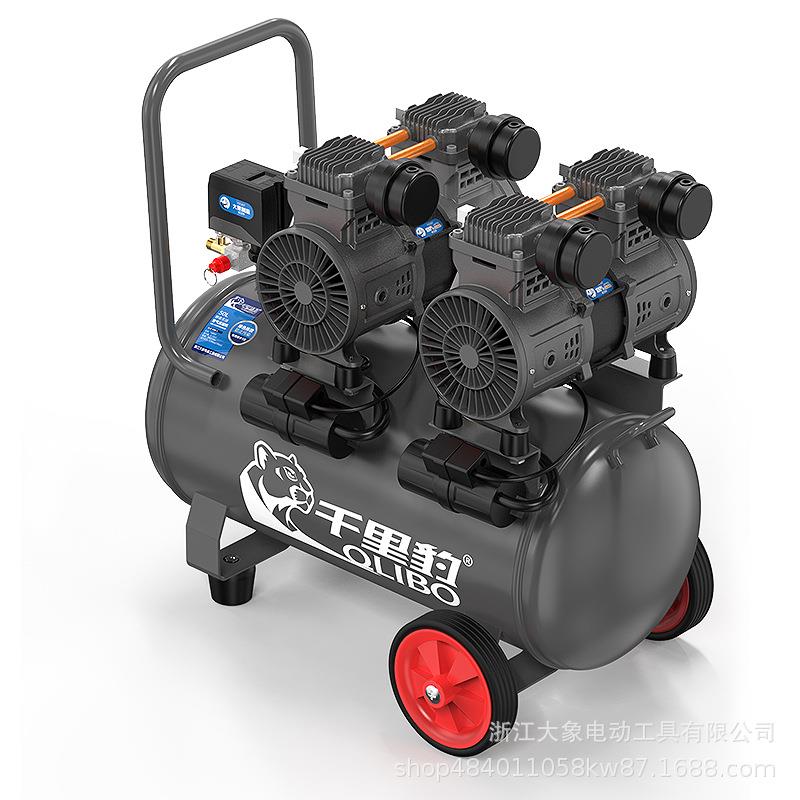 DX13-021300W×2-50L静音无油小型空压机气泵高压木工油漆空