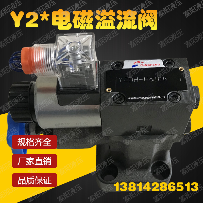 管式电磁溢流阀Y2DH-Hd10Y2EH