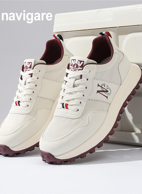 Naviga意大利2025新款春夏季时尚男鞋厚底百搭休闲运动鞋老爹鞋