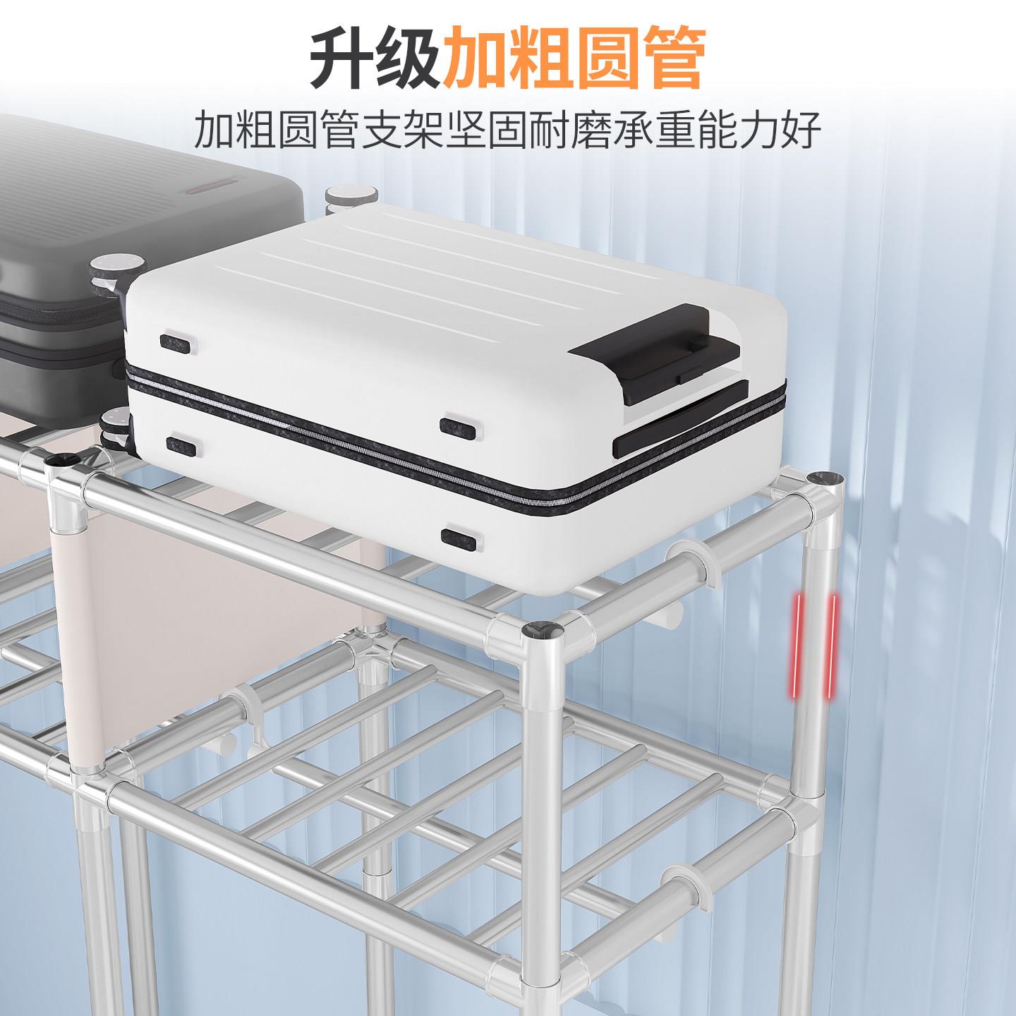 衣衣柜家用卧LHBYG190室简易组装布柜出租房用金属框衣架橱加厚加