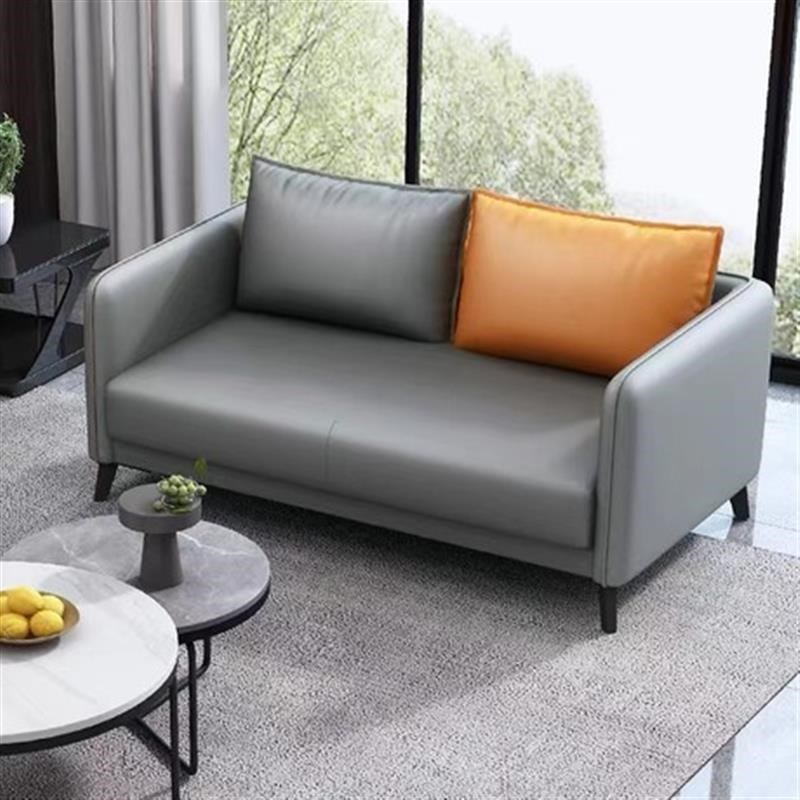 公沙发商务接待现代会客单人三人位办公室沙发茶几装