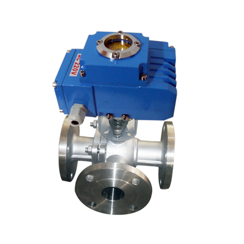 Q9F电动三通法兰球L型换向分流DN碳钢蒸汽,五金/工具,球阀,淘宝优惠券,粉丝福利购,淘宝优惠卷