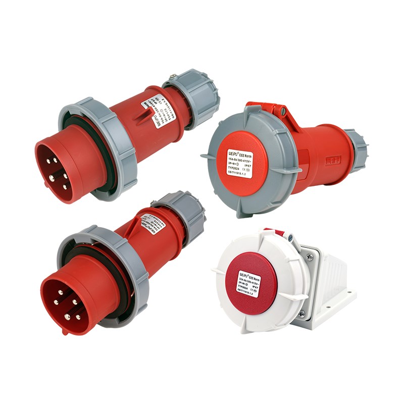 威浦WEIPU航空座连接器工业5芯防水TYP175TYP75 52