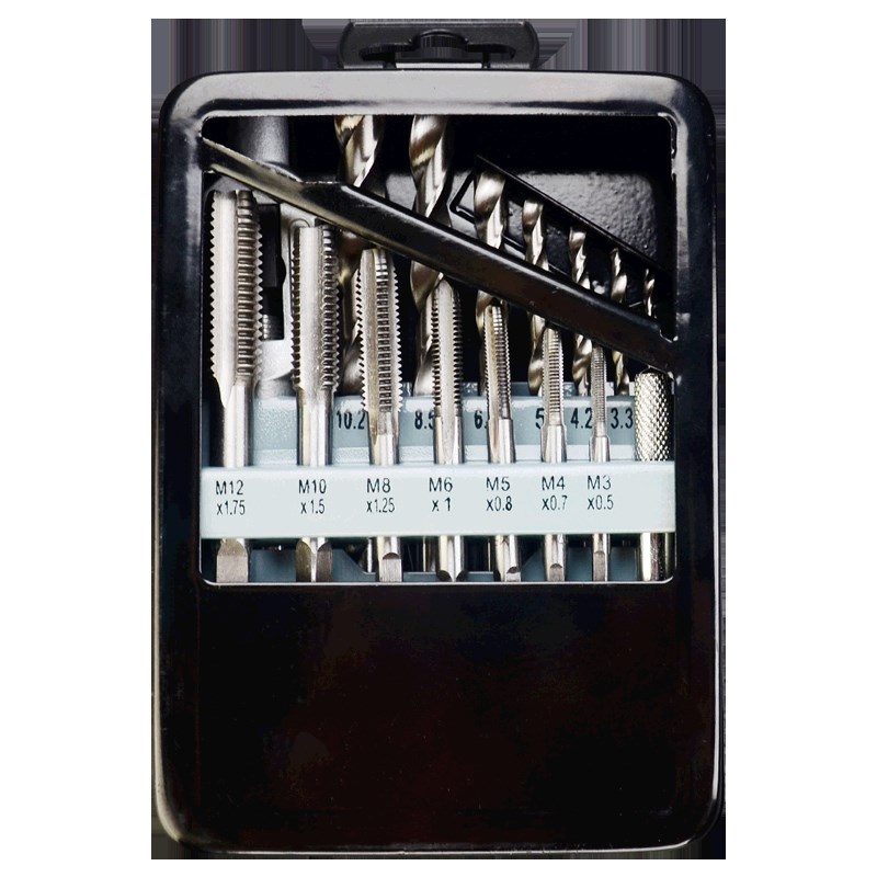 上匠丝锥钻头装五金工具手用丝攻扳手板牙绞手公制丝攻装