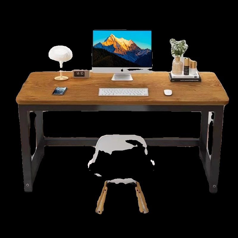 高85cm90电脑桌100书桌120办公桌140长160白色50宽70桌子定制尺寸