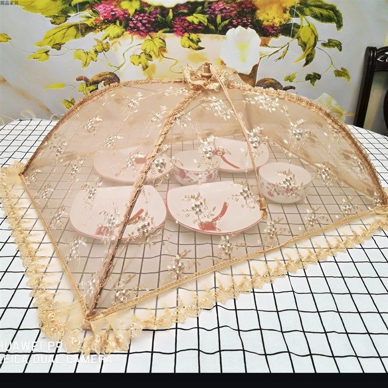 菜罩家用时尚防尘透气餐桌饭桌盖菜罩新款大号特大桌罩食物,收纳整理,餐桌罩,淘宝优惠券,粉丝福利购,淘宝优惠卷