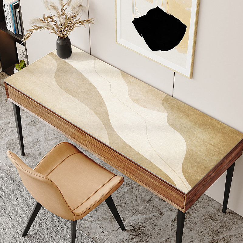 侘寂风书桌垫写字台桌垫子级感皮革电脑书桌桌布学生裁剪,居家布艺,桌布,淘宝优惠券,粉丝福利购,淘宝优惠卷