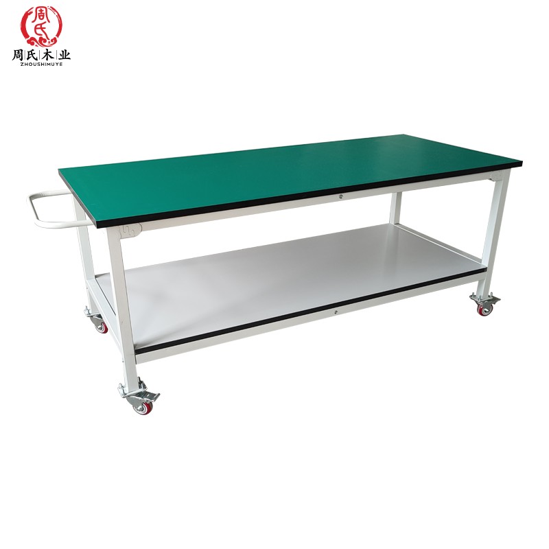 工厂直销手推车带轮子工作台实验桌维修桌操作防静电工作台桌