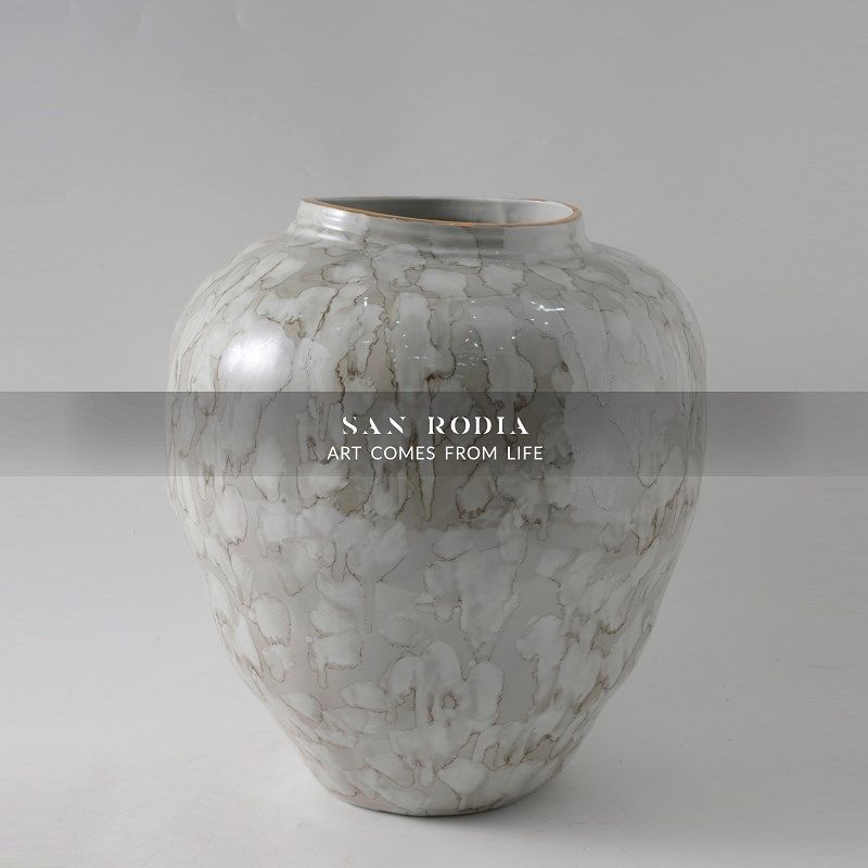 新水墨纹素色陶瓷瓶样板间售楼处酒店民宿茶室插器装饰品,家居饰品,花瓶,淘宝优惠券,粉丝福利购,淘宝优惠卷