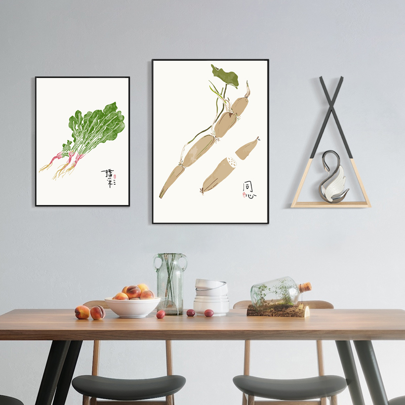 数字油画diy简单填充手绘油彩画客厅填色装饰手工涂色丙烯画水果图片