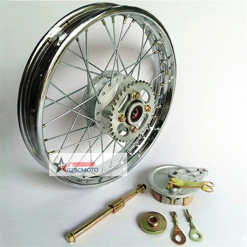 摩车轮毂 复古改装轮毂寸辐条钢丝加大后轮
