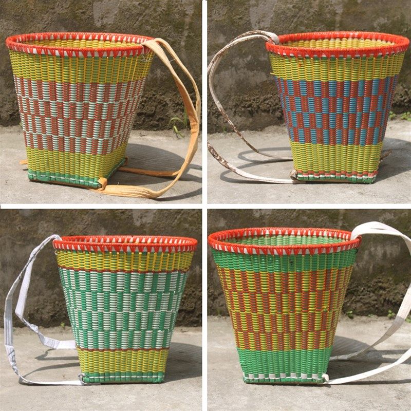 手工竹背娄竹背篼纯手工竹制品买菜竹子箩筐背篓竹编背篼,特色手工艺,竹编/竹雕,淘宝优惠券,粉丝福利购,淘宝优惠卷