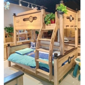 低床实木儿童床上下床层床两层加厚男孩女孩全实木上下铺环保