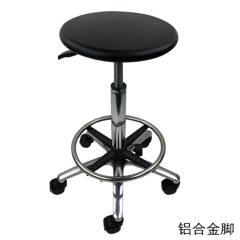 防静电PU发泡升降防静电圆车间l流水线防静电椅子