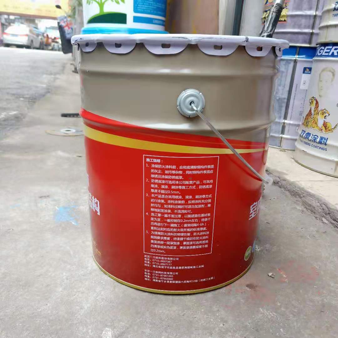 一力防火涂料 防火漆 钢结构防火涂料超薄型防火涂料B型2kg