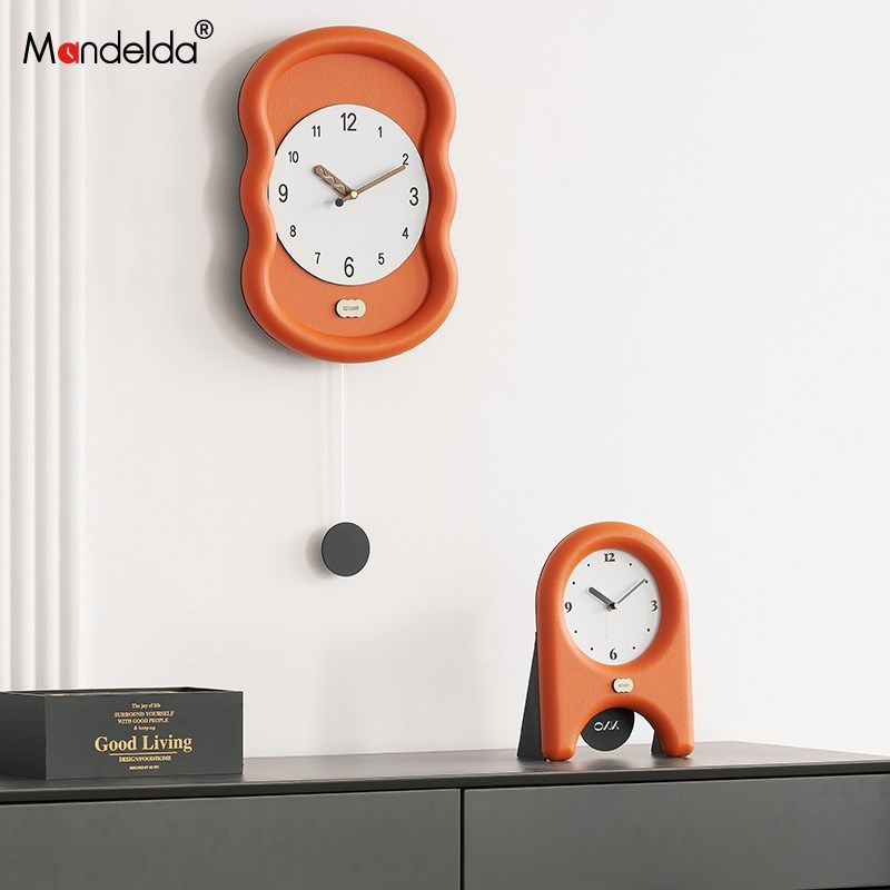 ndld免打孔钟表现代家用客厅挂钟玄关时钟创意艺术座钟,家居饰品,挂钟,淘宝优惠券,粉丝福利购,淘宝优惠卷