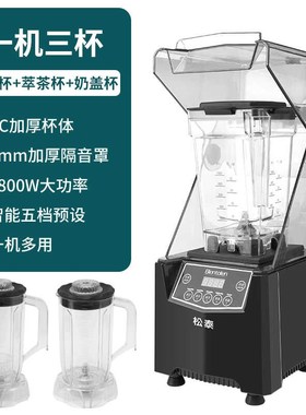 摆摊冰沙机商用奶茶店专用全自动静音lende沙冰机松泰